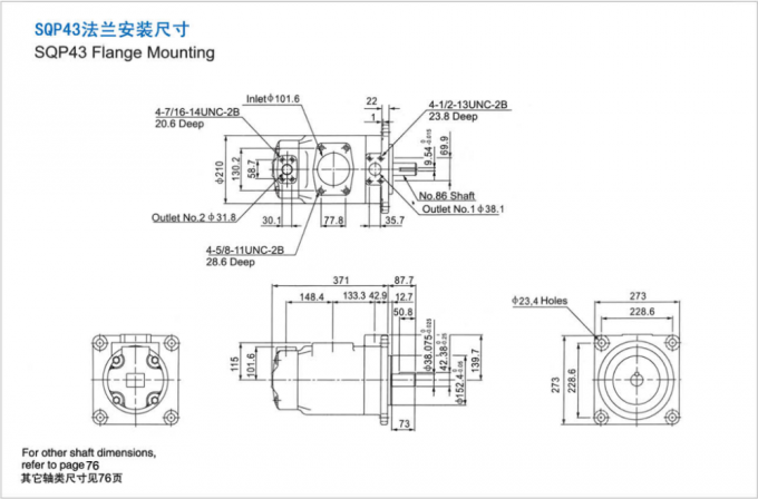 Hydraulic Tokimec SQP Hydraulic Pump Tokimec Single & Multiple Units