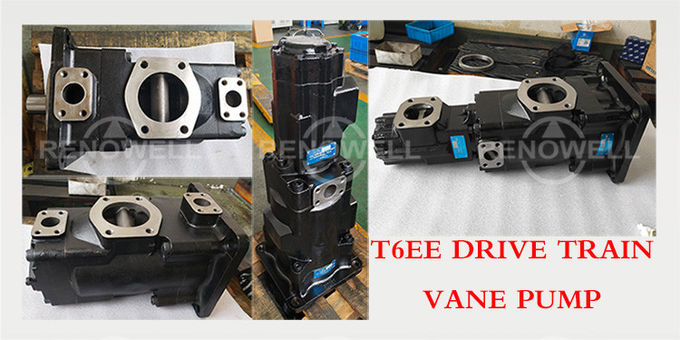 High Performance High Pressure Vane Pump T6EE CE ISO9001 Certificated