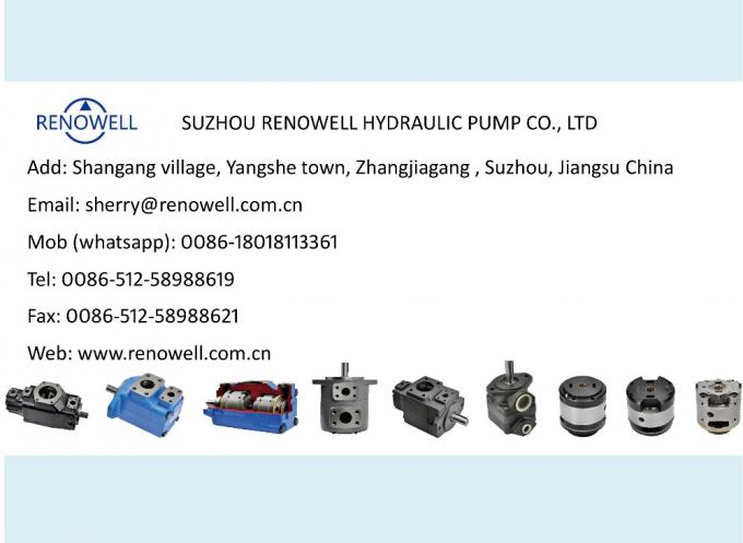 Blue Vane Type Pump One Year Guarantee For Injection Moulding Machine