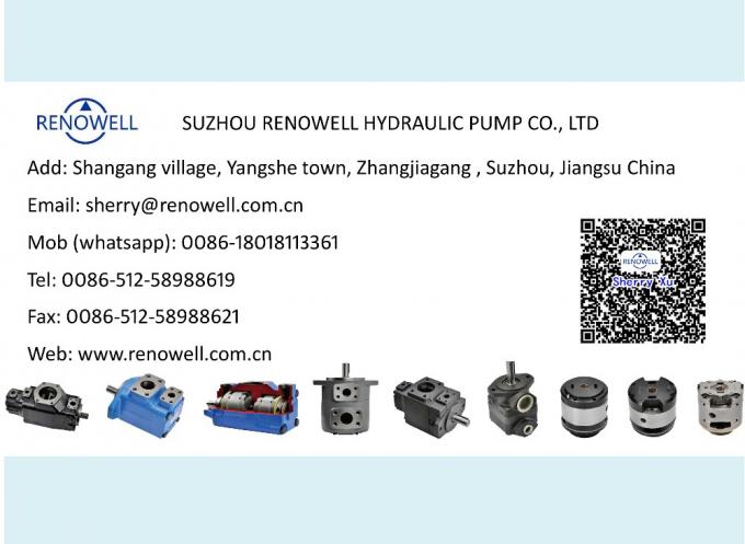 Hydraulic Vickers Vane Pump , Skid Steer Hydraulic Pump With High Performance