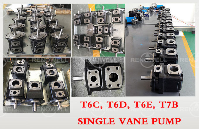 Renowell Denison Single Vane Pump T6C T6D T6E Hydraulic Vane Pump